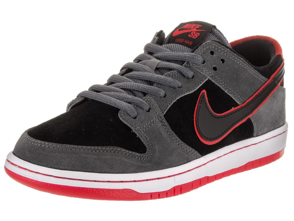 Nike SB Zoom Dunk Low Pro, черный с серым, нубук, мужские