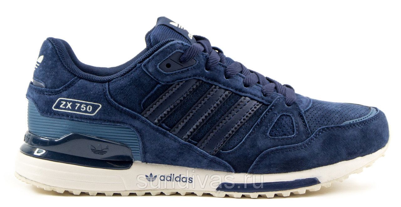 Adidas ZX 750 замша темно-синие (40-45)