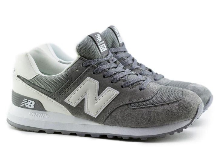 New balance серые мужские