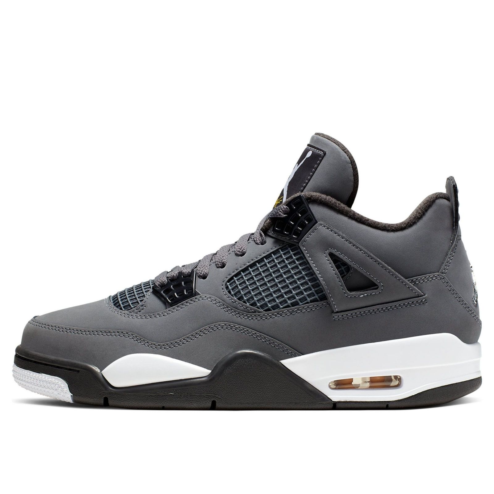 Nike Air Jordan 4 Cool Gray, серые, нубук, текстиль, сетка, мужские
