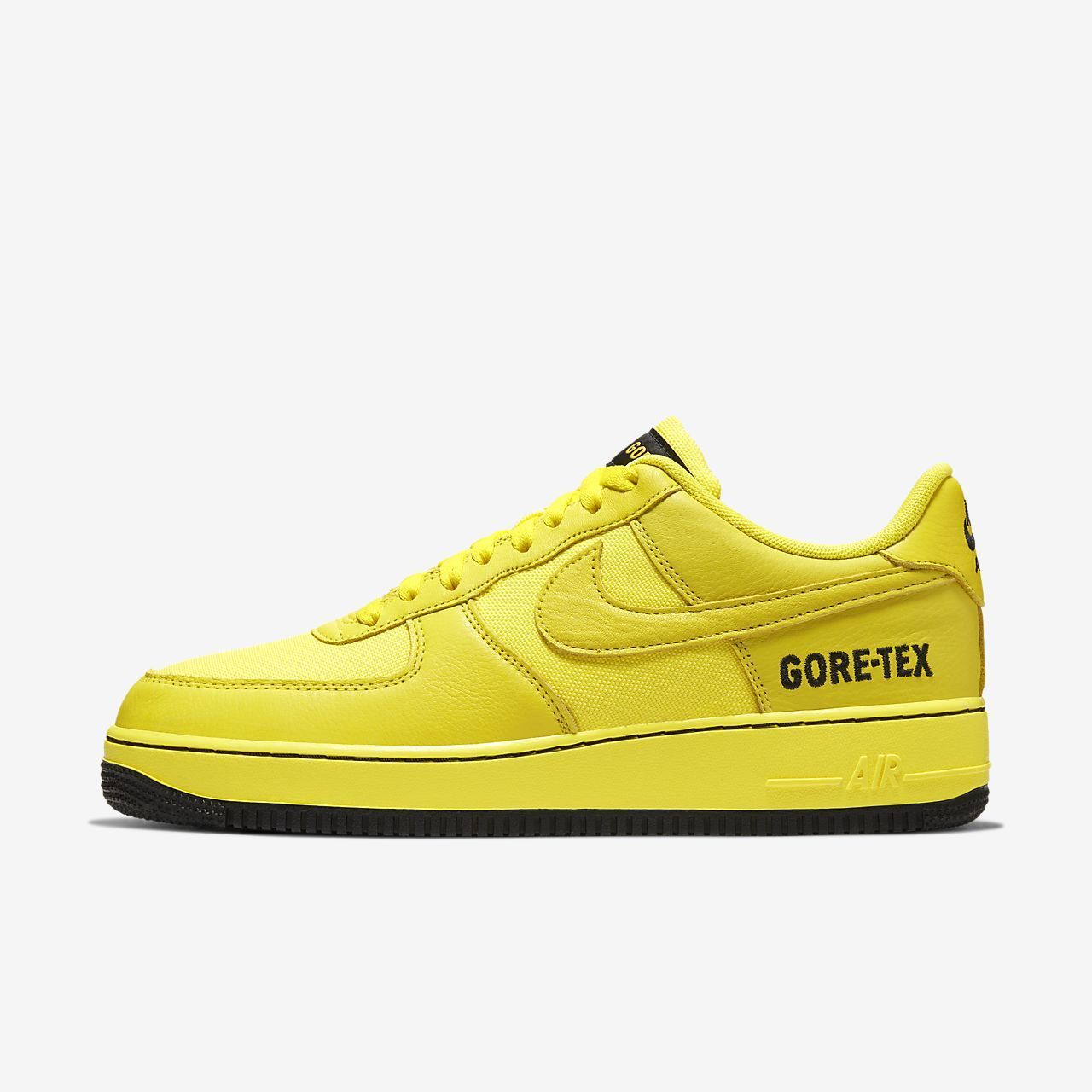 Nike Air Force 1 Low Gore-Tex, желтый, кожа, нейлон, мужские